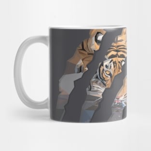 Tiger Attack Mug